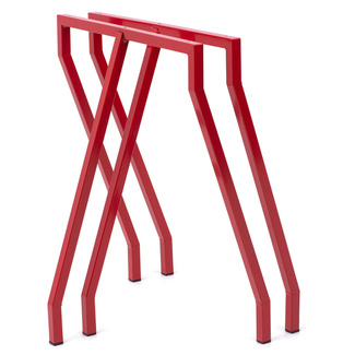 Pack de 2 Caballetes 3 Patas para Mesa ROJO