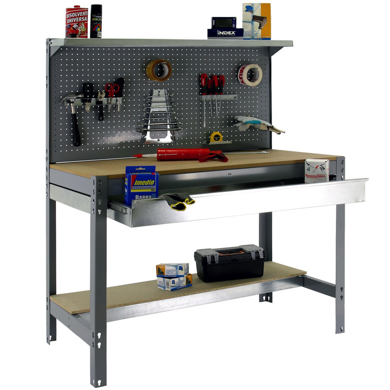Mesa de Trabajo en Kit SimonWork BT3 3 Estantes