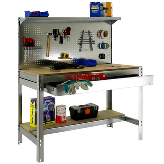 Mesa de Trabajo en Kit SimonWork BT3 3 Estantes
