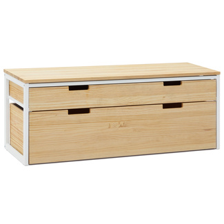 Mueble de TV iCub Three con Cajón Superior y Cajón Extraíble Doble