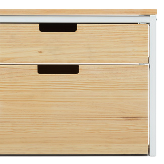 Mueble de TV iCub Three con Cajón Superior y Cajón Extraíble Doble