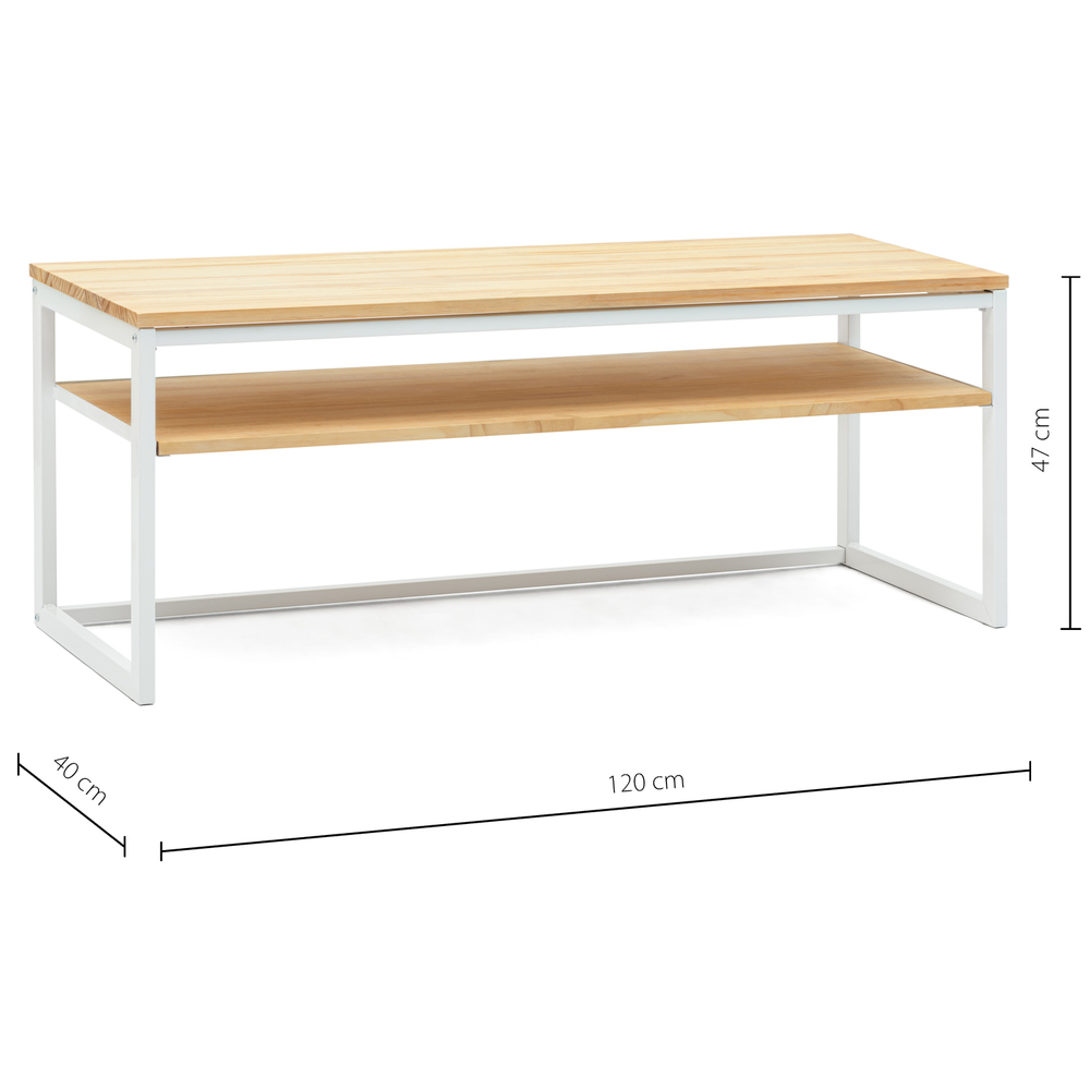 Mueble de Televisión Sostenible iCub Three Natural con Estante