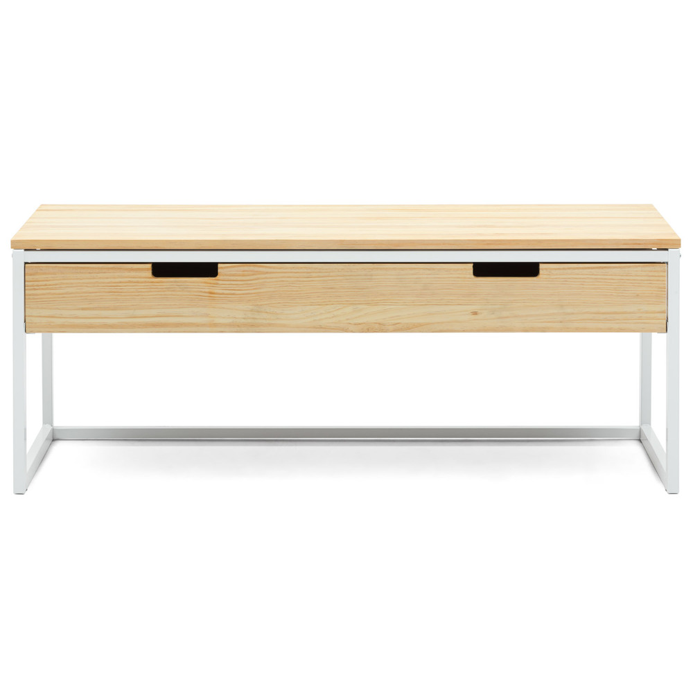Mueble Televisión Sostenible iCub Three Natural con Cajón Superior Doble 
