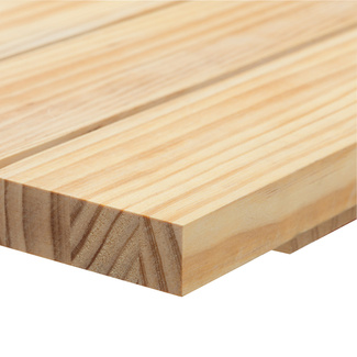 Mesa Caballete Industrial ECO Tablero de Listones Natural 