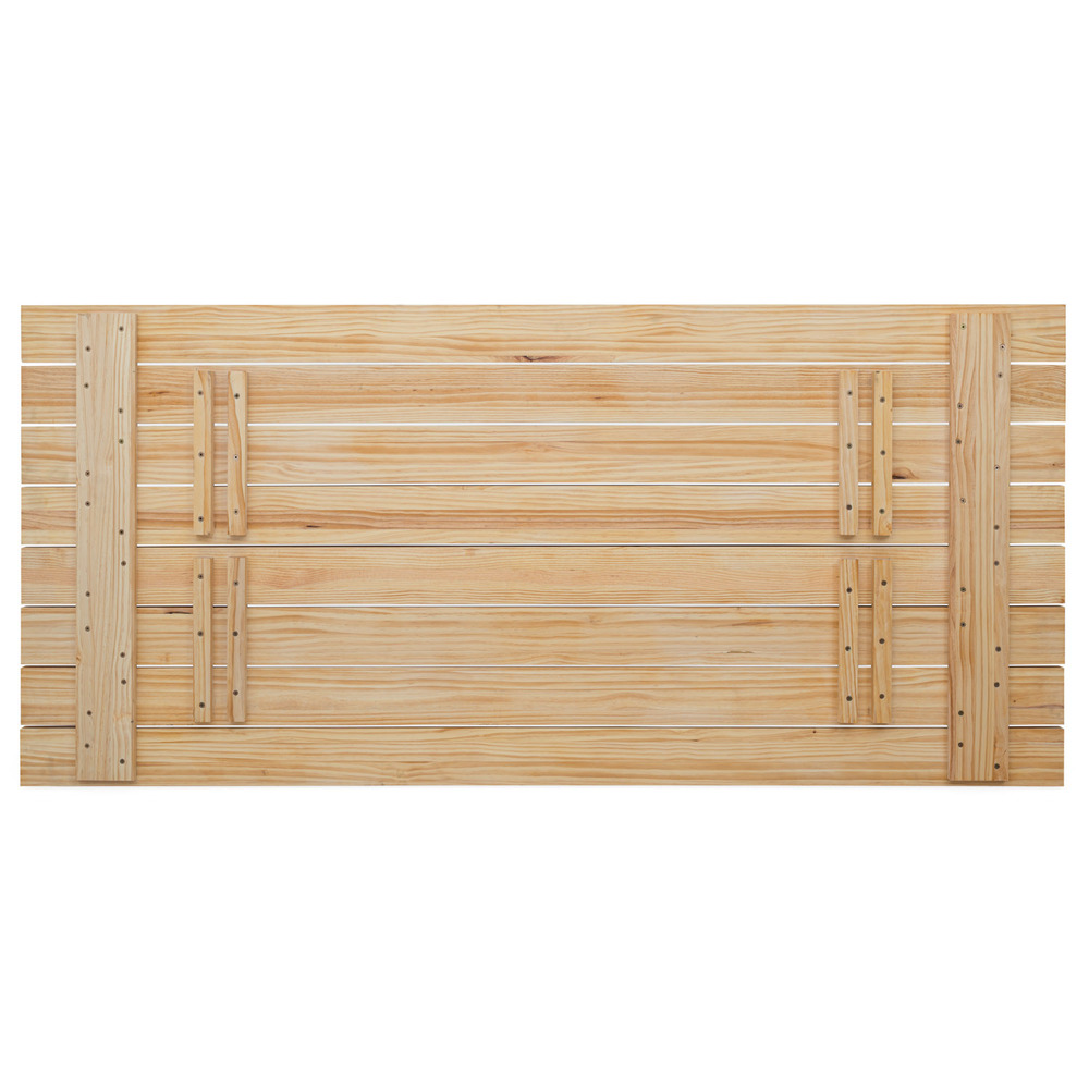 Mesa Caballete Industrial ECO Tablero de Listones Natural 