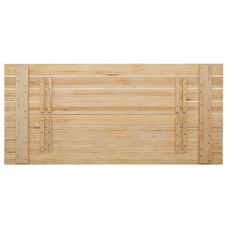 Mesa Caballete Industrial ECO Tablero de Listones Natural 