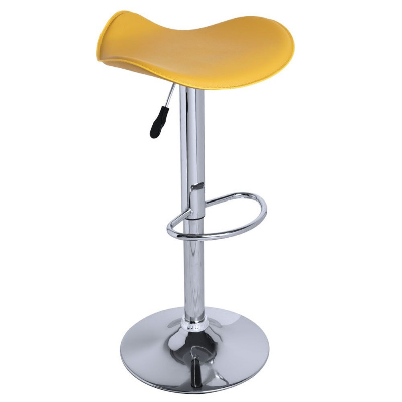Taburete Cromen Asiento en Polipiel Ref.MT2-0011