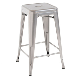 Taburete Industrial Meyer en Acero 40 x 40 x 65 cm