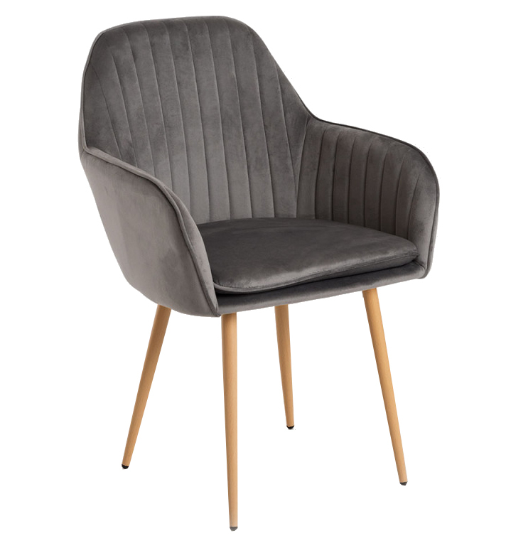 Silla Reby Asiento de Terciopelo 44 x 56 x 87 cm