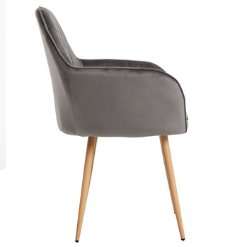 Silla Reby Asiento de Terciopelo 44 x 56 x 87 cm