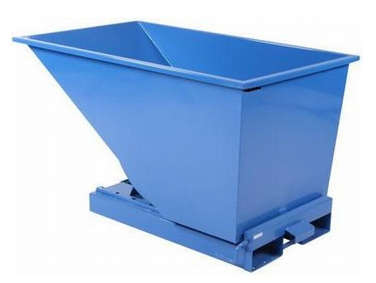 Contenedor Basculante de Acero Lacado Tipo Volquete 
