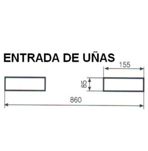 Contenedor Malla de Metal con Apertura Inferior 1100 litros