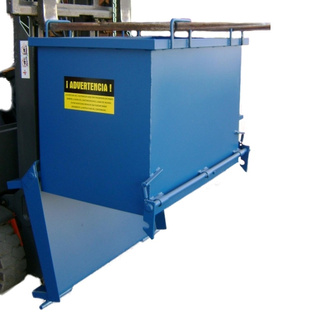 Contenedor Tipo Volquete Apertura Inferior sin Orejetas 500 litros