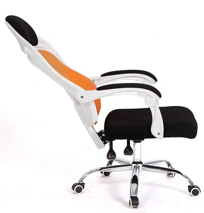 Sillón de Oficina Linz Blanco Respaldo Alto en Malla  