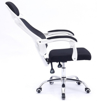 Sillón de Oficina Linz Blanco Respaldo Alto en Malla  