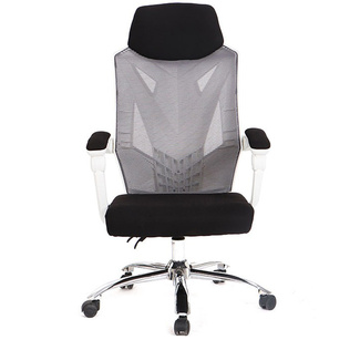 Sillón de Oficina Graz Blanco Respaldo Alto en Malla   