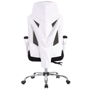 Sillón de Oficina Graz Blanco Respaldo Alto en Malla   