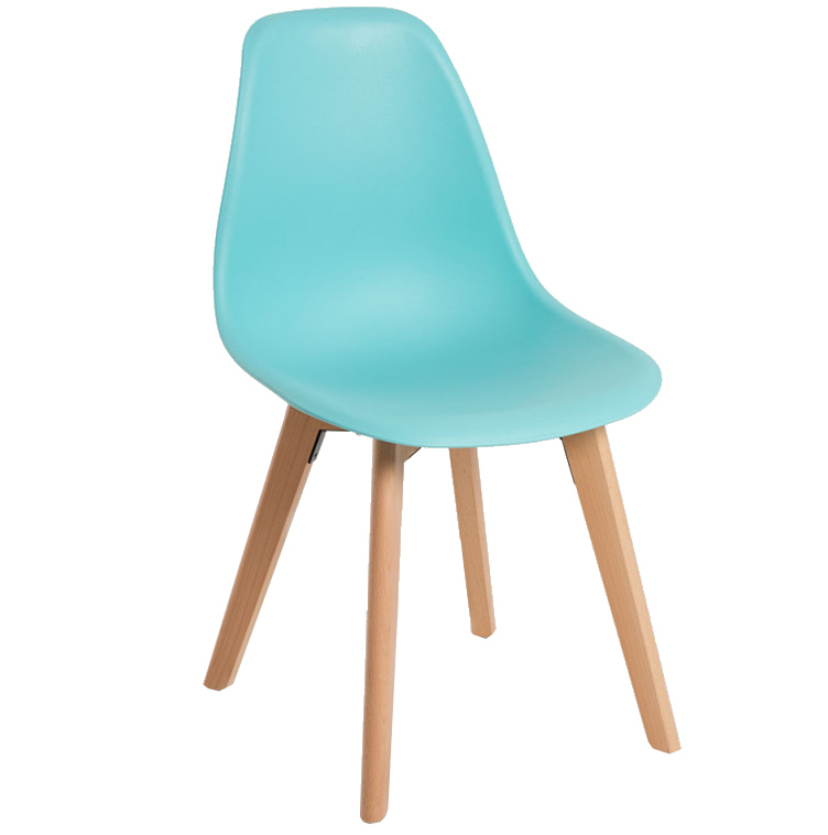 Silla Nordi en Polipropileno y Madera 53 x 47 x 82 cm