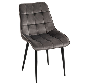 Silla Decar Tapizado de Terciopelo 45 x 50 x 93 cm