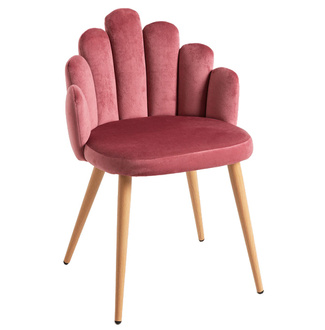 Silla Hanpe Tapizado de Terciopelo 42 x 48 x 77 cm