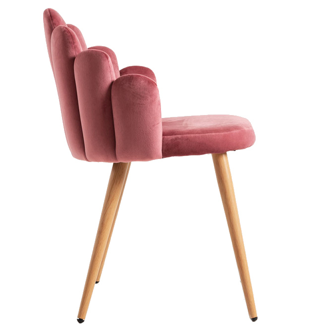 Silla Hanpe Tapizado de Terciopelo 42 x 48 x 77 cm