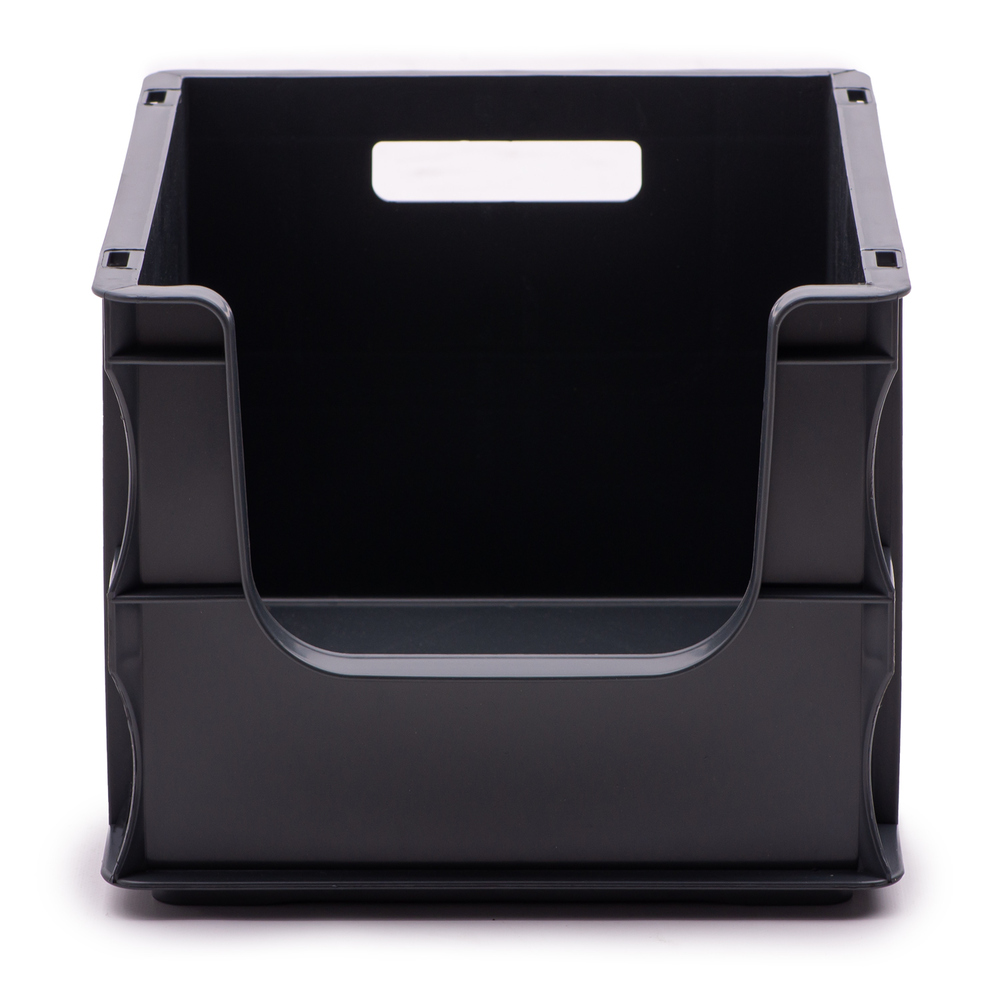 Caja Eurobox Frente Abierto 40 x 30 x 23 Gris Ref.SPK 4322OF