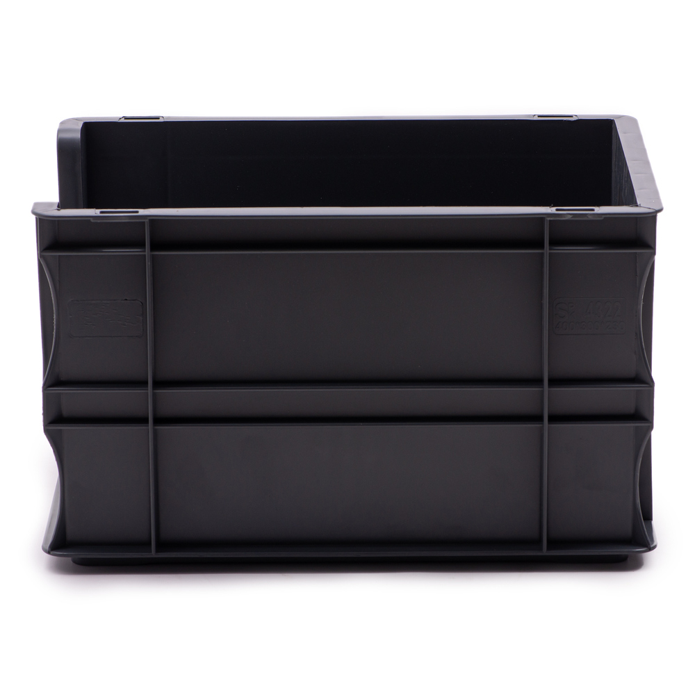Caja Eurobox Frente Abierto 40 x 30 x 23 Gris Ref.SPK 4322OF