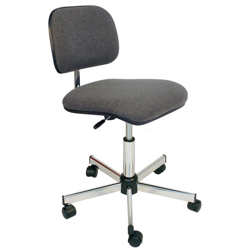 Silla Respaldo Articulado de Tejido y Pie de Acero 6NN 35GBLR 00 705