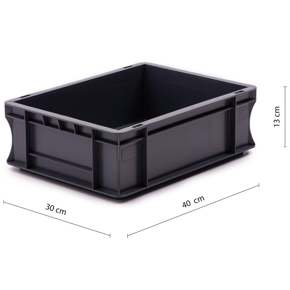 Caja de Plástico Eurobox 30 x 40 x 13 cm Ref. SPK 4311