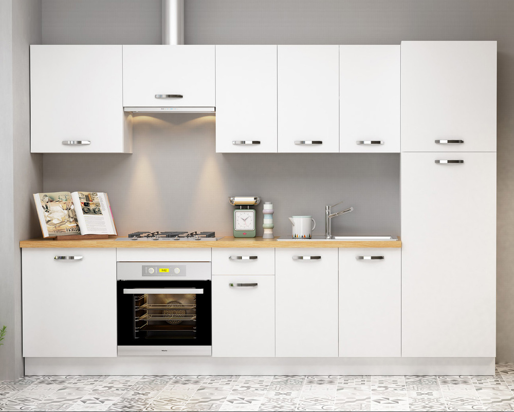 Conjunto Cocina Blanco Soft