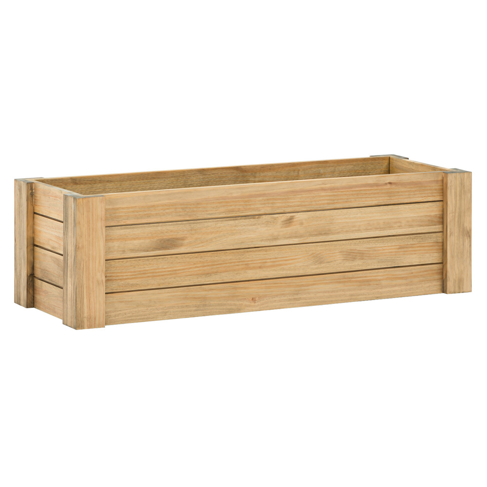 Baúl Pie de Cama ECO Abierto de Madera Efecto Vintage 