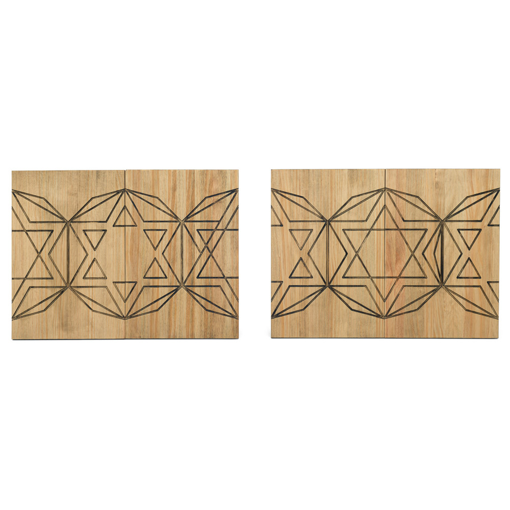 Cabecero Cama ECO 4 Partes Múltiples Geometrías