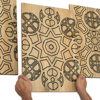 Cabecero Cama ECO 4 Partes Múltiples Geometrías Gena