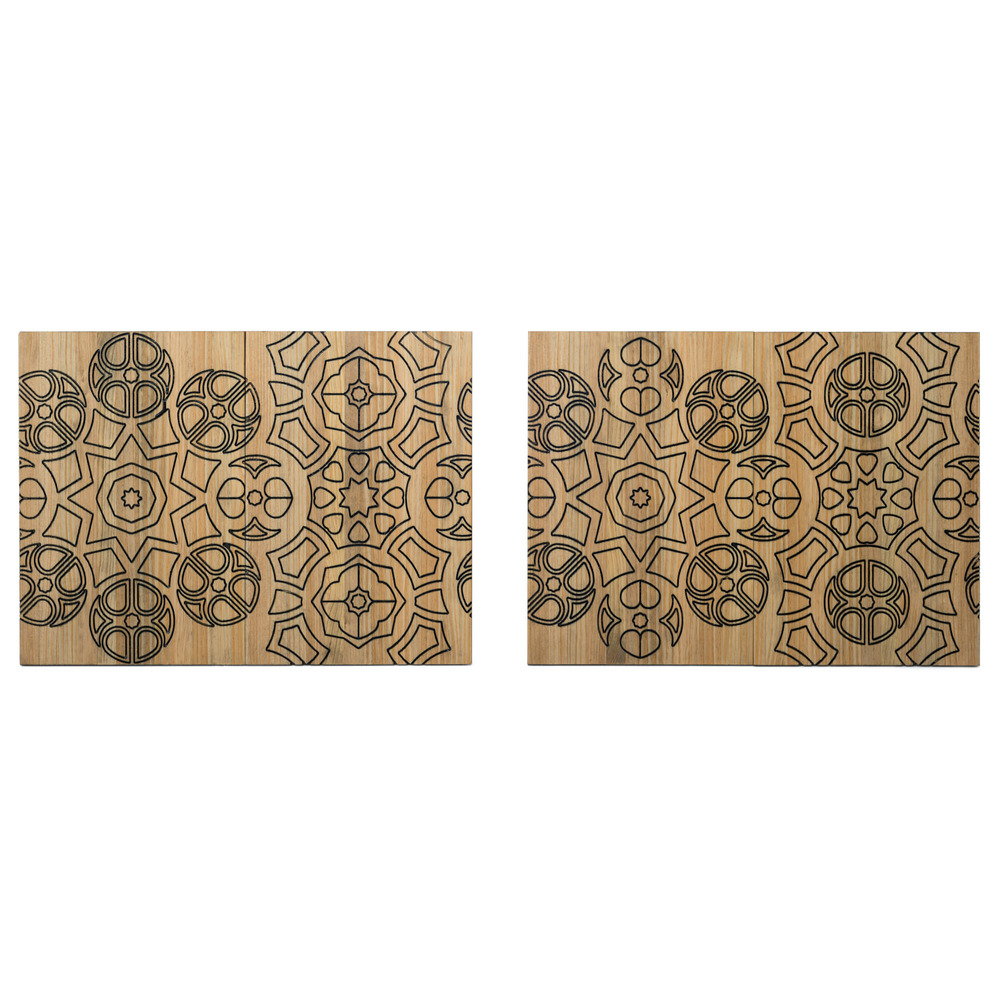 Cabecero Cama ECO 4 Partes Múltiples Geometrías Gena