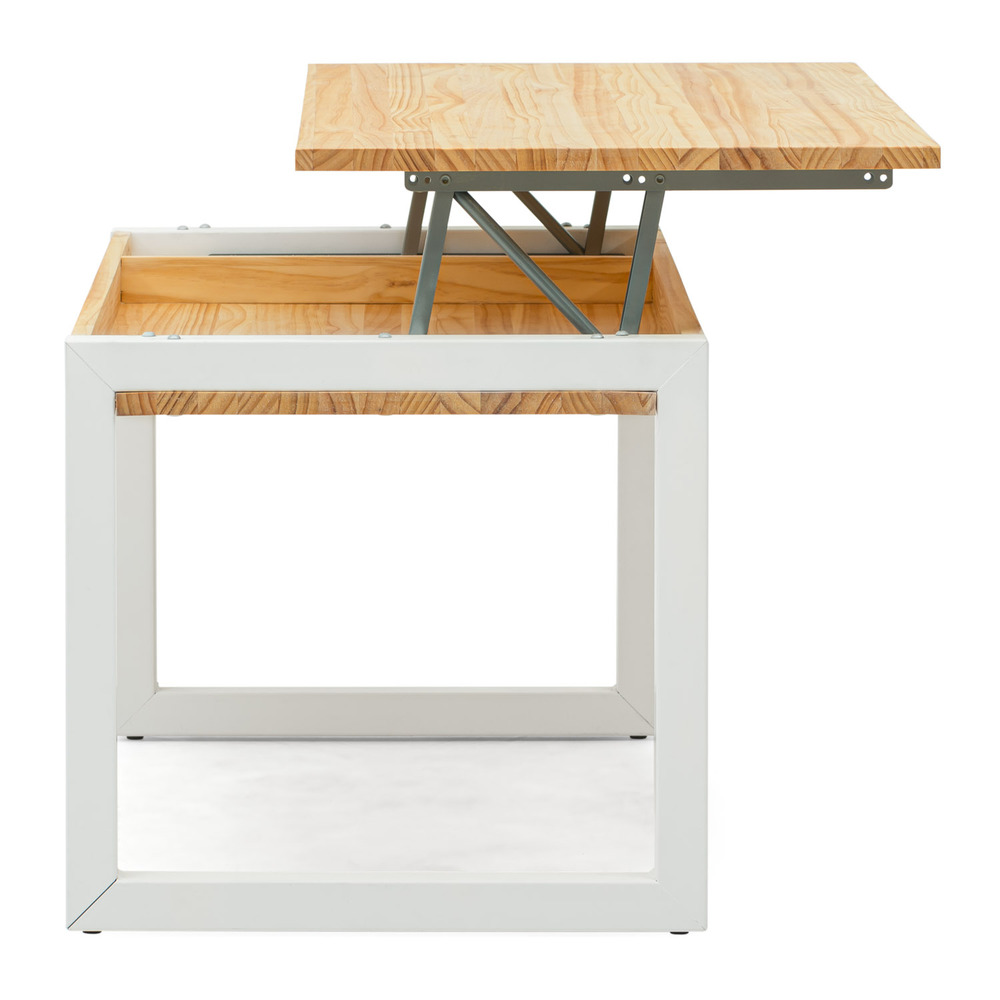 Mesa Elevable iCub Strong 18mm ECO Industrial Blanco Natural