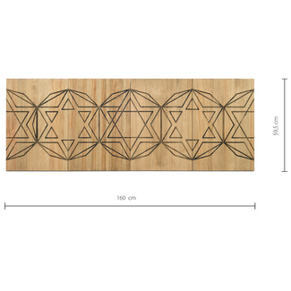 Cabecero Cama ECO 4 Partes Múltiples Geometrías
