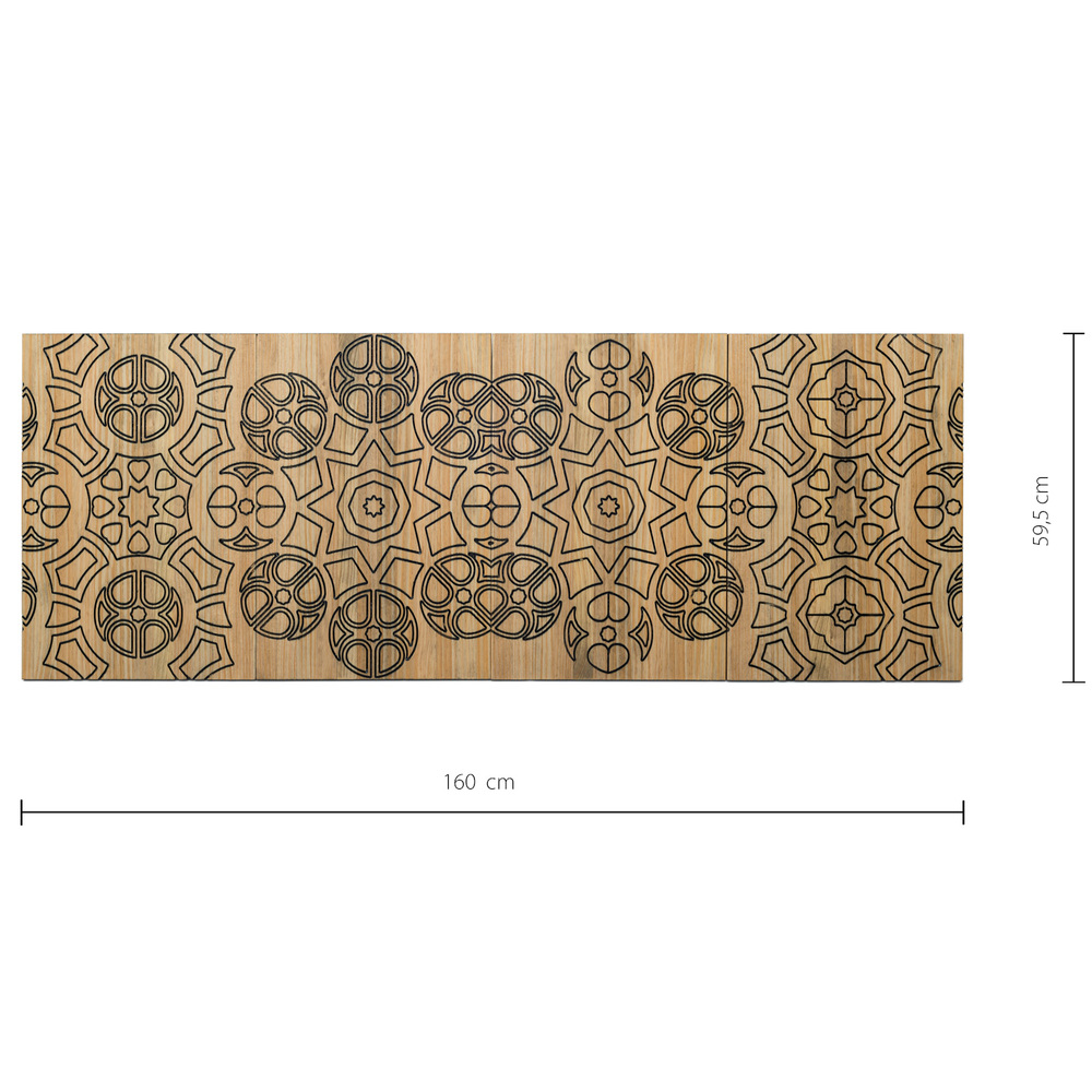 Cabecero Cama ECO 4 Partes Múltiples Geometrías Gena