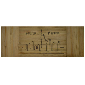 Cabecero Cama Palets New York 3 Partes ECO en Madera de Pino  