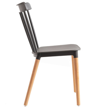 Silla Sansa en Haya y Polipropileno 54 x 44 x 82 cm