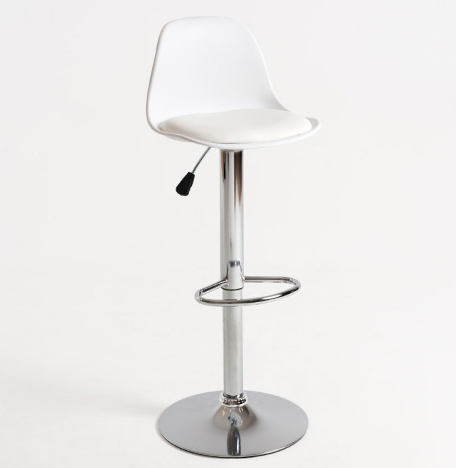Taburete Tem Asiento de Polipiel 