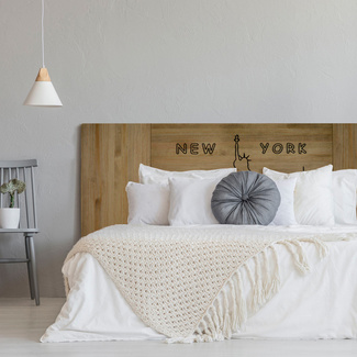 Cabecero Cama Palets New York 3 Partes ECO en Madera de Pino  