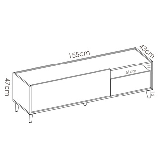 Conjunto Salón de Televisión Nova 4