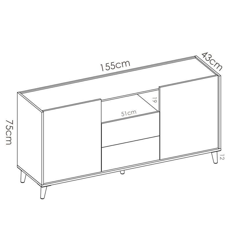 Conjunto Salón Comedor Nova 3 