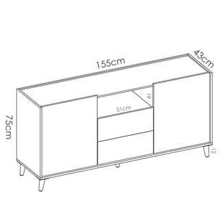 Conjunto Salón Comedor Nova 3 
