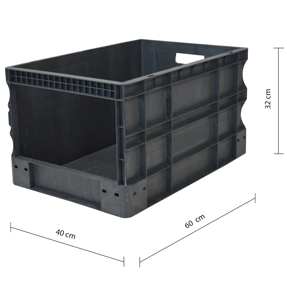 Caja Plástica Norma Europa Frente Abierto 40 x 60 x 32 cm