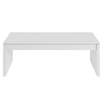 Mesa de Centro Elevable Attuale Blanco Brillo 
