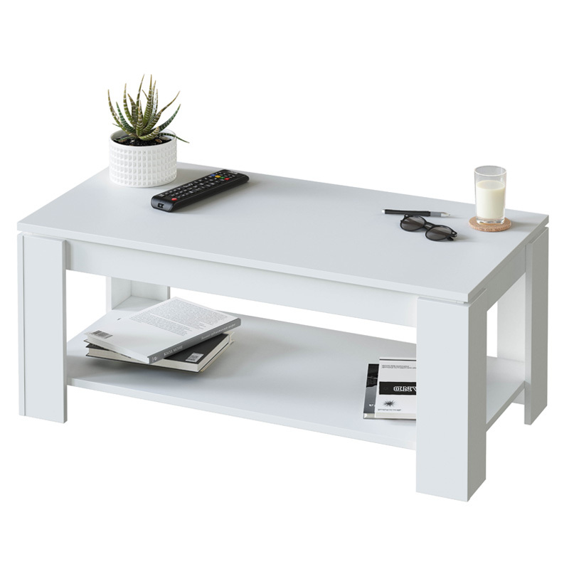 Mesa de Centro Elevable Flow Estante Inferior