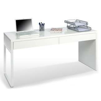 Mesa Escritorio Reversible Bianca 2 Cajones 