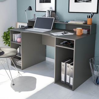Mesa Ordenador Gamer Gris Antracita 