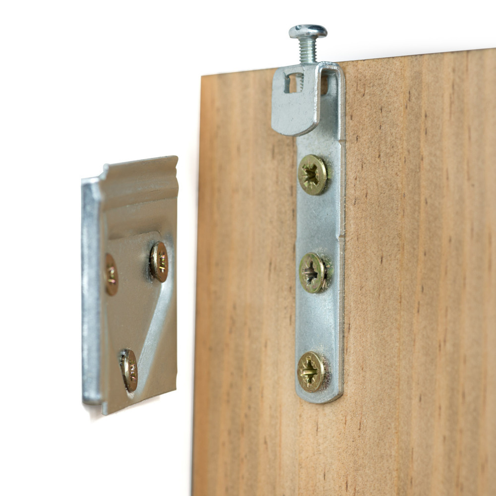 Cabecero Matrimonio Formas Z Modular ECO Madera de Pino Acabado Vintage 